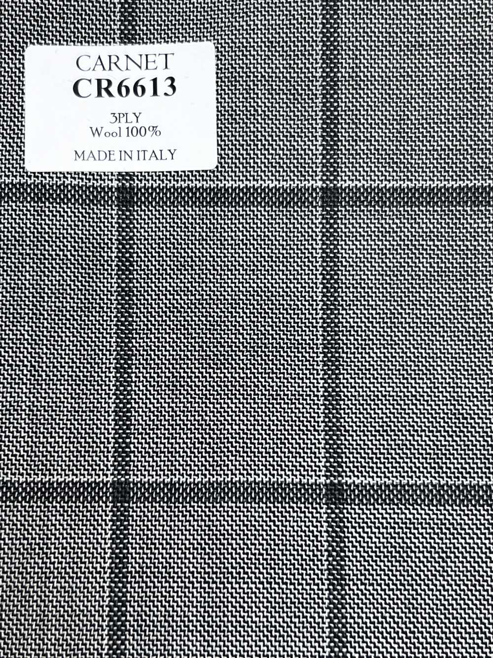 CR6613 CARNET 3-Ply Light Gray Check[Fabric] HOSOI SYOJI