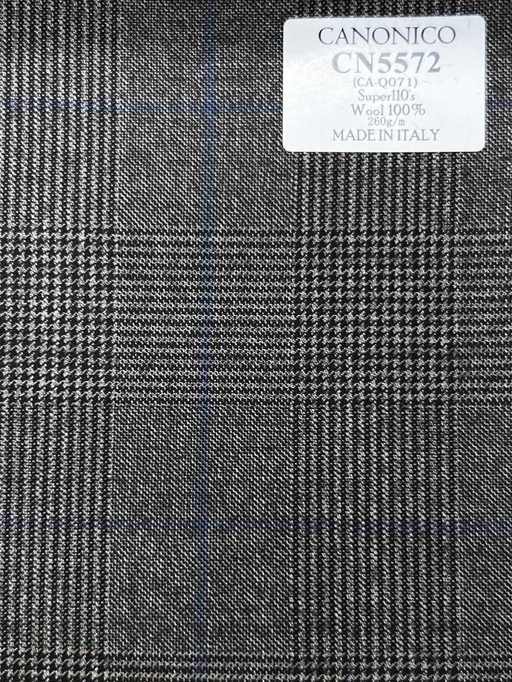 CN5572 CANONICO Super110's Brown × Blue Check[Textile] HOSOI SYOJI