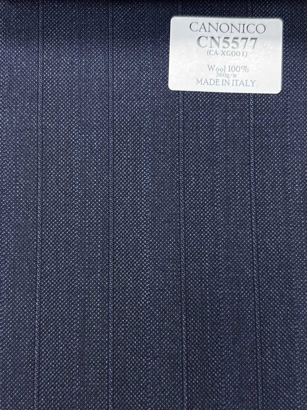 CN5577 CANONICO Super110's Navy Blue Stripe[Textile] HOSOI SYOJI