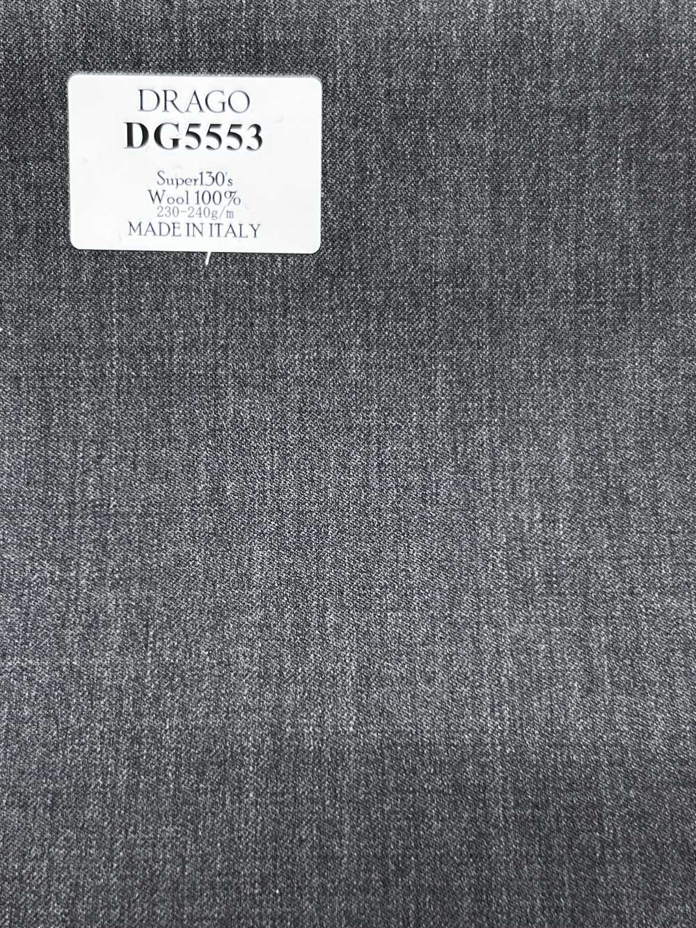 DG5553 DRAGO Super130's Gray Solid[Fabric] HOSOI SYOJI