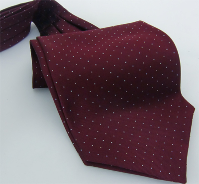 AS-922 Domestic Silk Ascot Tie Dot Wine Red[Formal Accessories] Yamamoto(EXCY)