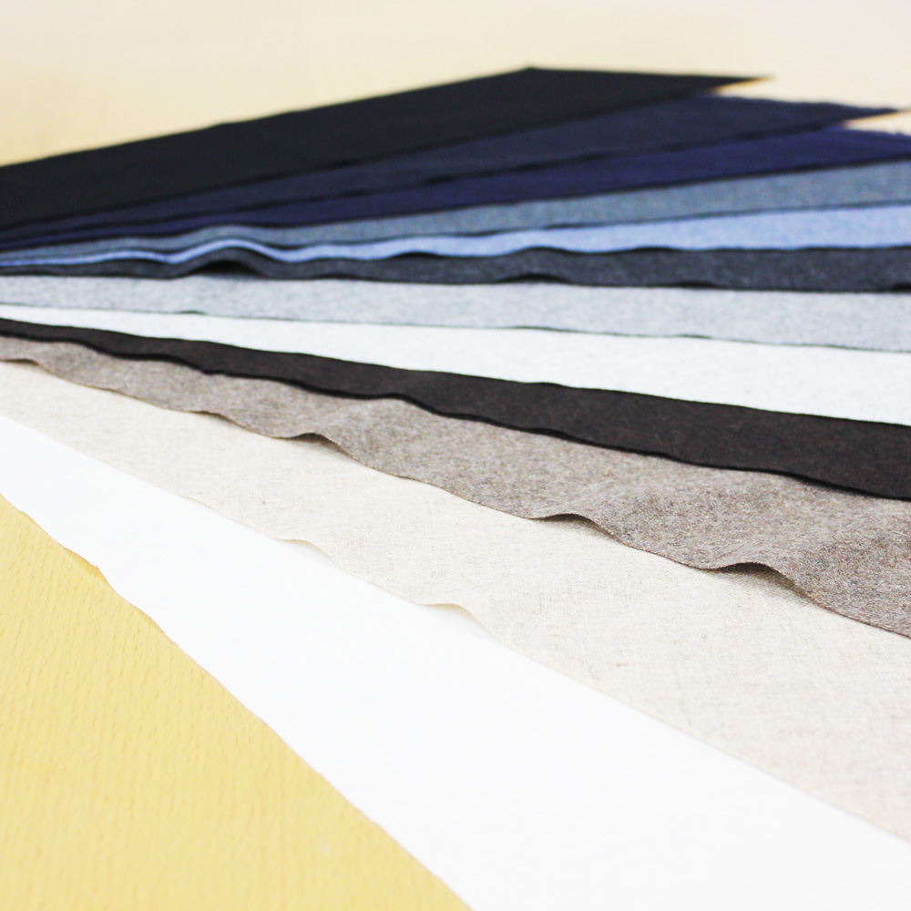 F9000 12 Color Variations Of Under Collar Felt For Cut To Order Fukuju