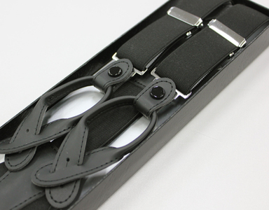 SR-202 Japanese Suspenders Hanging Strap Type Y Type Black[Formal Accessories] Yamamoto(EXCY)