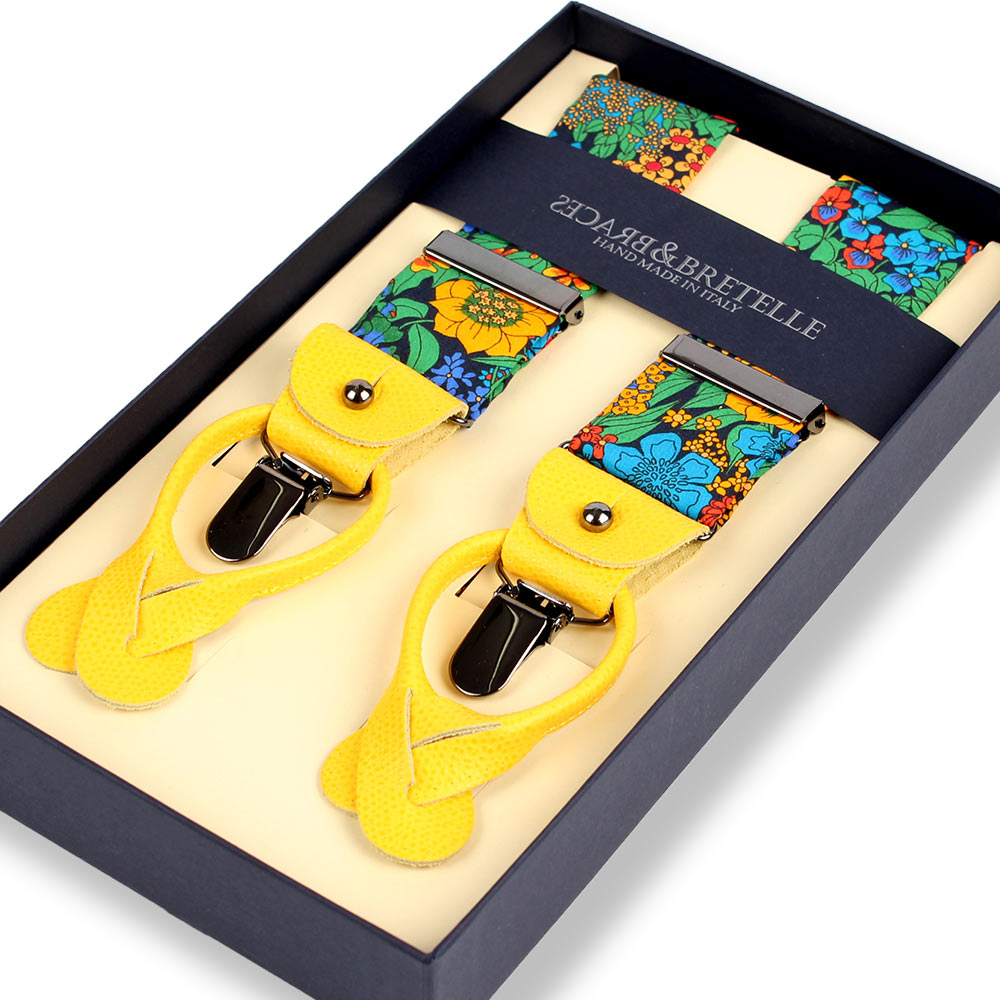 VAR-L3 BRETELLE & BRACES Suspenders Liberty Print Chiara[Formal Accessories] Bretelle & Braces