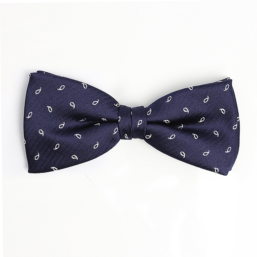 VBF-23 VANNERS Textile Used Bow Tie Paisley Dot Navy Blue[Formal Accessories] Yamamoto(EXCY)