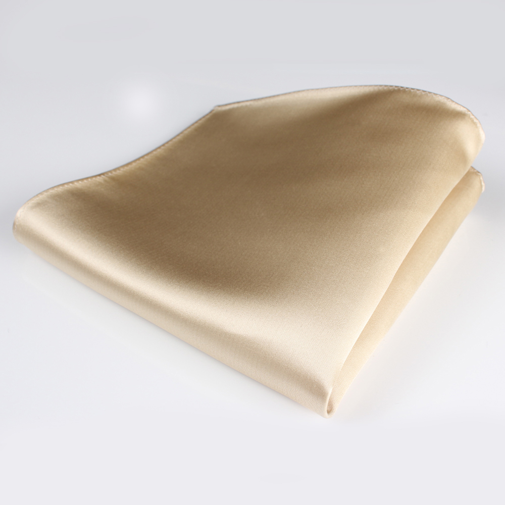 VCF-07 Pocket Square Made With VANNERS Fabric, Plain, Champagne Gold[Formal Accessories] Yamamoto(EXCY)