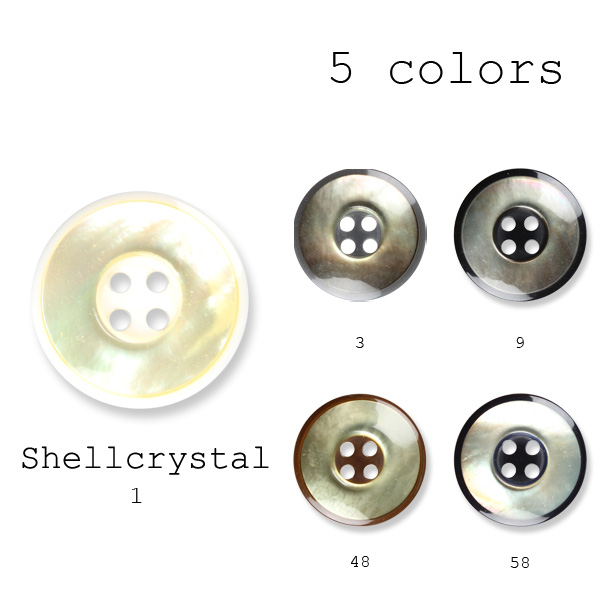 シェルクリスタル Made In Japan Shell/polyester Buttons For Suits And Jackets [outlet]