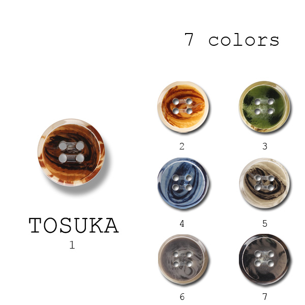 トスカ Polyester Buttons For Suits And Jackets Made In Italy UBIC SRL