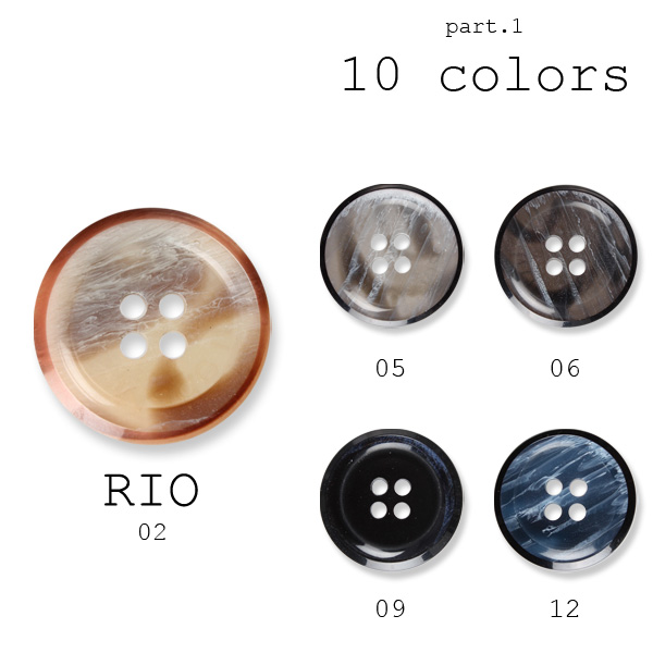 リオ Polyester Buttons For Suits And Jackets Yamamoto(EXCY)