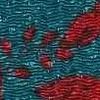 Turquoise X Red