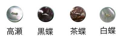 104 2-hole Rimless Shell Button