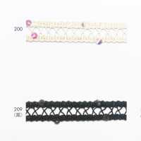 113-118 Cotton Sequin Braid[Ribbon Tape Cord] DARIN Sub Photo