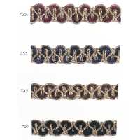 113-1280 Mall Lame Braid[Ribbon Tape Cord] DARIN Sub Photo