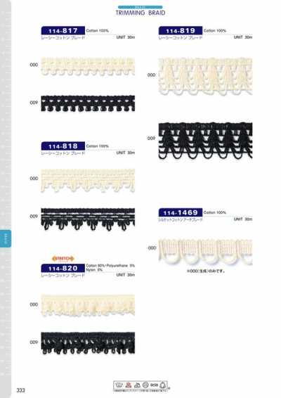 114-817 Lacy Cotton Braid Approx. 12mm