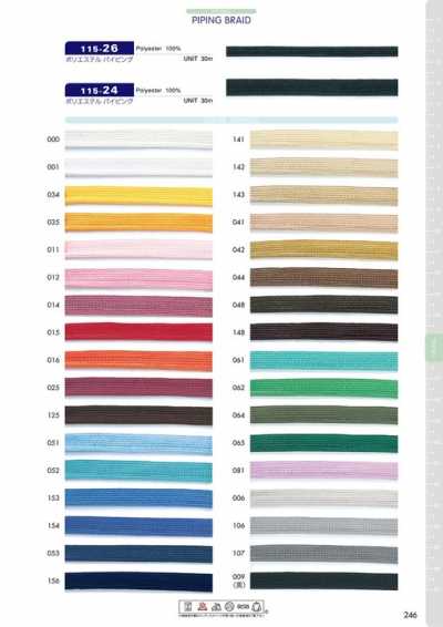 115-24 Polyester Piping Approx. 8 Mm