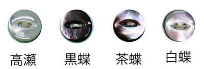 152 Two-hole Shell Cat's Eye Button