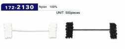 172-2130 Button Loop Lining Stopper Braided Cord Type Total Length 42mm (500 Pieces)