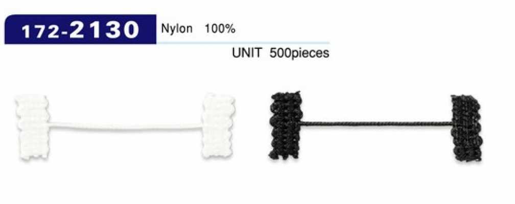 172-2130 Button Loop Lining Stopper Braided Cord Type Overall Length 42 Mm (Pack Of 500)