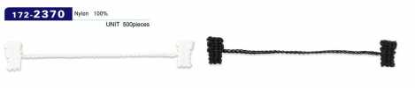 172-2370 Button Loop Lining Stopper, Chain Cord Type, Total Length 85 Mm (Quantity: 500)