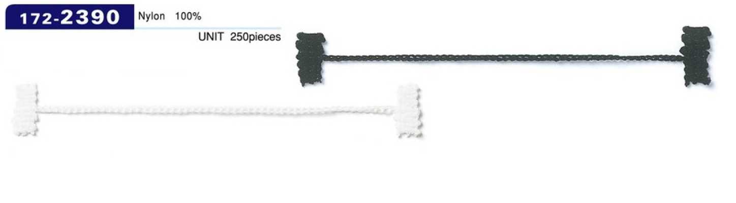 172-2390 Button Loop Lining Stopper, Chain Cord Type, Overall Length 102 Mm (Pack Of 250)