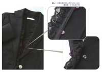 172-3120 Button Loop Braided Type, Horizontal, 33mm (300 Pieces)[Button Loop Frog Button] DARIN Sub Photo