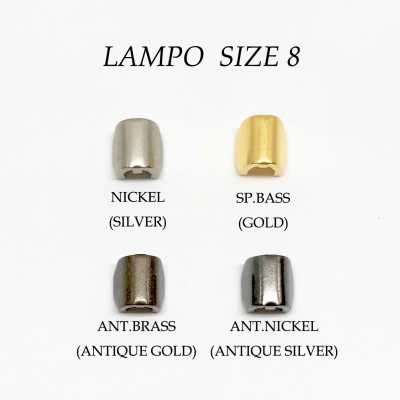 183S Super LAMPO Zipper Top Stop, For Size 8 Only