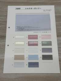 3400 4.5 Momme Silk Organza[Lining] Takato Sub Photo
