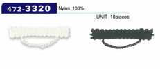 472-3320 Button Loop, Chain Cord Type, 7mm H X 33mm W (Pack Of 10)