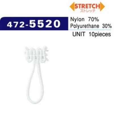472-5520 Button Loop, Spandex Type, Large (10 Pcs)