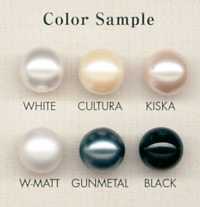 486 Elegant Pearl-like Polyester Button DAIYA BUTTON Sub Photo