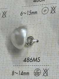 486MS Pearl-like Urea Material With Half-ring Shank Button DAIYA BUTTON(DAIYA BUTTON) Sub Photo