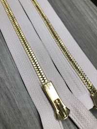 5SGWQMR Two Way Separator Zipper Size 5 Gold (Gold) Reverse Open Double YKK Sub Photo