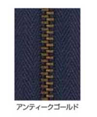 5YGKBC YZiP® Zipper (For Jeans) Size 5 Antique Gold Closure YKK Sub Photo