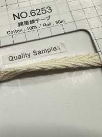 6253 Woven Cotton Tube Tape[Ribbon Tape Cord] ROSE BRAND (Marushin) Sub Photo