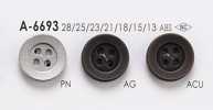 A6693 4-Hole Metal Button