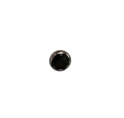AB55S Back Hole Metal Rim Black Mother Of Pearl Shell Button