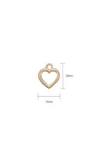 AB6262N Heart-shaped Zipper Point (Pull Tab) IRIS Sub Photo