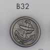 B32 ABS Resin Plated Button