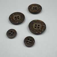 C187 Natural Material Wood Four-hole Button[Buttons] DAIYA BUTTON Additional Images