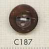 C187 Natural Wood 4-hole Button