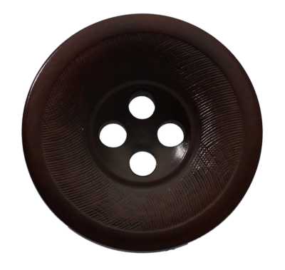 CARRERA1 Real Nut Button, Glossy