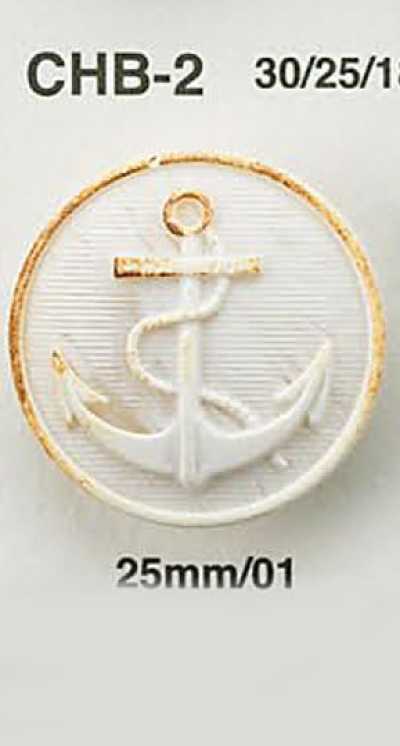 CHB2 Buffalo Horn-style Button