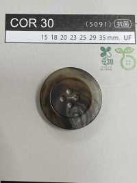 COR30 [Buffalo Style] 4-hole Button, Shiny, With Border NITTO Button Sub Photo