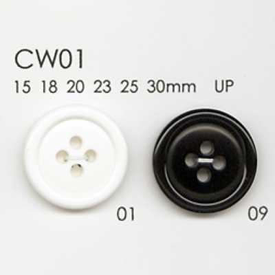 CW01 Polyester Resin 4-hole Button