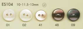 ES104 DAIYA BUTTONS Shell Tone Polyester Button