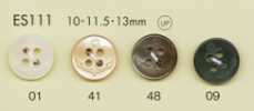 ES111 DAIYA BUTTONS Anchor Pattern Shell-Look Polyester Button