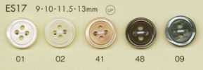 ES17 DAIYA BUTTONS Shell-like Polyester Button