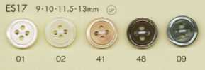 ES17 DAIYA BUTTONS Shell-like Polyester Button