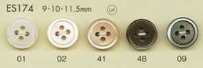 ES174 DAIYA BUTTONS Shell Polyester Buttons