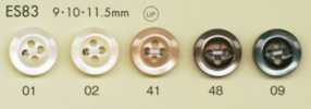 ES83 DAIYA BUTTONS Shell-Style Polyester Button